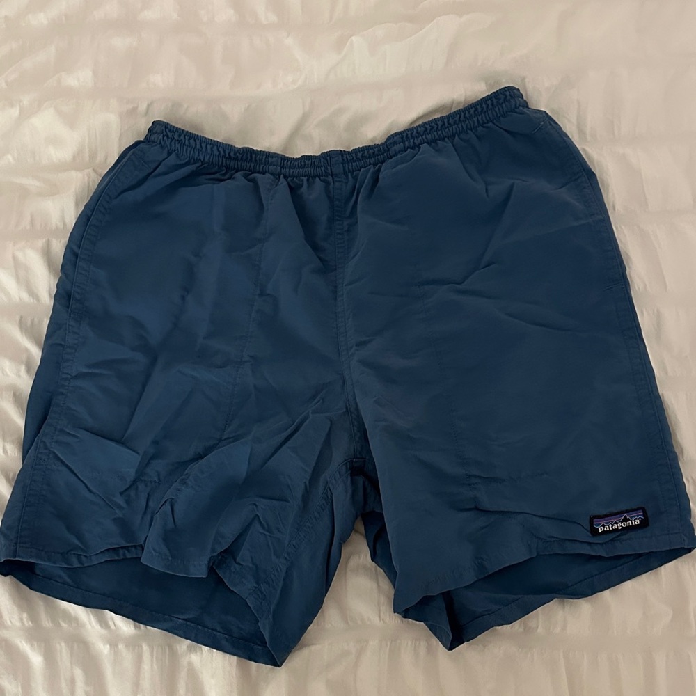 Patagonia Navy Relaxed Fit Shorts